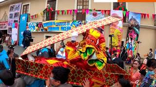 Color fills Bolivian streets as Carnival returns [upl. by Yellat]