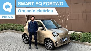 Smart fortwo EQ 2020 bastano 147 km di autonomia in città [upl. by Adolpho]