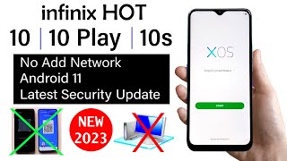 infinix HOT 10  10s  10play FRP UNLOCK Android 11 Latest Security Update 2023  NO PC [upl. by Sherill]