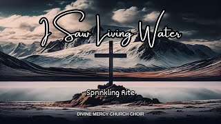 I saw Living Water  Sprinkling Rite  Divine Mercy Church Choir [upl. by Billen467]