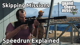 How GTAV Speedrunners can skip entire missions  On Mission 0 Strat Explained [upl. by Ethel275]