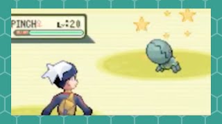 Shiny Trapinch in Pokémon Sapphire after 3265 REs and 1 phase [upl. by Wilone]