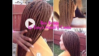 Box Braids On Caucasian Hair [upl. by Arlee]