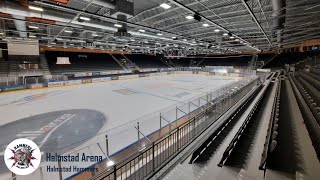 Halmstad Arena in Halland Sweden  Hockey Arena of Halmstad Hammers [upl. by Ailla312]