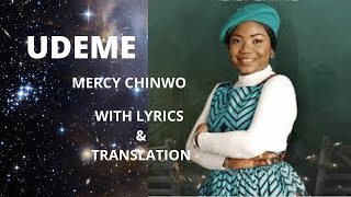 Udeme by Mercy Chinwo with lyrics and translation [upl. by Georglana410]