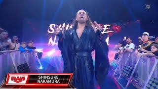 Shinsuke Nakamura Entrance  WWE Monday Night Raw March 25 2024 [upl. by Eceerehs859]