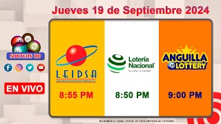 Lotería Nacional LEIDSA y Anguilla Lottery en Vivo 📺│Jueves 19 de Septiembre 2024  855 PM [upl. by Yur993]