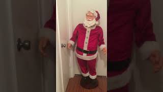 Gemmy life size santa demo [upl. by Trudy]