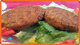 💚 INCREÍBLE HAMBURGUESA DE LENTEJAS FÁCIL y VEGANA 😋 TORTAS o MEDALLONES DE LENTEJAS SIN HUEVO [upl. by Mensch]