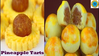 Pineapple tarts 2 ways  CNY cookies  CNY recipes  Quick amp Tasty Kitchen by Geetha [upl. by Hsetih]