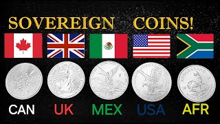 The SILVER OF YOUR NATION TOP 5 SOVEREIGN COINS silver [upl. by Casi]