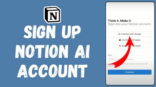 How to Sign Up to Notion AI Account 2024  Register Notion AI Account [upl. by Jeffcott]