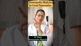 Skin pigmentationfacial pigmentation HyperpigmentationBest Homoeopathic Medicines shortsshort [upl. by Ellmyer]