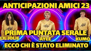 Amici 23  anticipazioni eliminato prima puntata del serale  ecco chi è stato eliminato [upl. by Laufer]