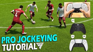 How to Jockey in EA FC 24 in under 5 minutes  Pro Jockeying Techniques eafc24 [upl. by Nosirrag]