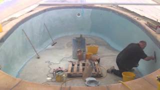 POOL PLASTER UK  PACELITE  BY DIAMOND POOL FINISHERS [upl. by Corydon896]