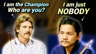 The Day Unknown EFREN REYES Humbled the USA Pro Billiards Tour CHAMPION [upl. by Neelya82]