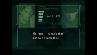 Metal Gear Solid 2 Unused Codec rtvc009301English [upl. by Vassily]