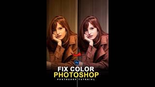 Just 30 Sec Fix Photo Color Using Camera Raw Filter in Photoshop  Photoshop Shorts [upl. by Peter]