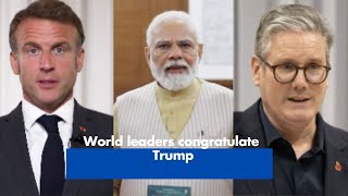 World leaders congratulate Trump [upl. by Ettenay323]