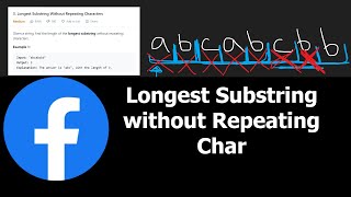 Longest Substring Without Repeating Characters  Leetcode 3  Python [upl. by Neiluj]