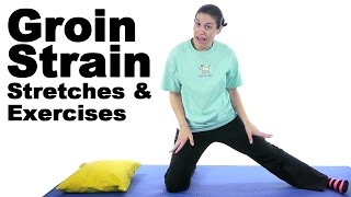 Groin Strain Stretches amp Exercises  Ask Doctor Jo [upl. by Gniliem]