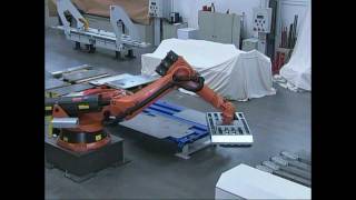 RAS Multibend Center Roboter BeEntladung  RAS Multibend Center Robot loading  unloading [upl. by Emelun]