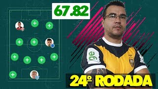 CARTOLA FC 2017  24 RODADA  SELEÇÃO DOS BONS E BARATOS [upl. by Ogu]