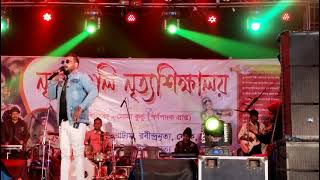 Kolonkini Radha  Folk songs  Covered By Singer Avijit ♥️Band Symphony  Jagadhari Puja Shows [upl. by Eladal]