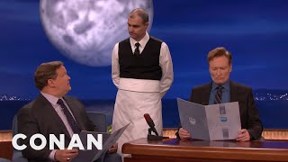 The Waiter Who Doesnt Write Anything Down Returns  CONAN on TBS [upl. by Atinyl]