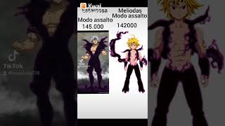 maelestarossa vs meliodas [upl. by Eerac]