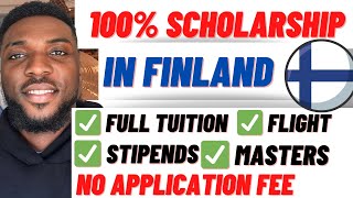 100 Masters Scholarship In Finland for International Students [upl. by Heddy]