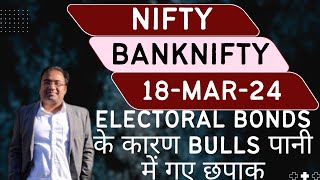 Nifty Prediction and Bank Nifty Analysis for Monday  18 March 24  Bank Nifty Tomorrow [upl. by Elleirol]