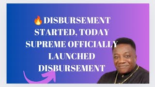 DISBURSEMENT STARTED TODAY SUPREME OFFICIALLY LAUNCHED DISBURSEMENT TODAY uaaggrant disbursement [upl. by Giesecke]