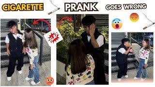 CIGARETTE 🚬🚬 🚬PRANK😡  GOES WRONG 😨😨  VICKE DE VAJEYA THAPAD 👋👋 [upl. by Lorene]