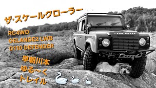 ザ·スケールクローラーRC4WD GELANDE2 LWB D110 DEFENDER [upl. by Griff]