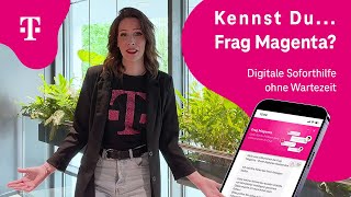 Digitale Soforthilfe ohne Wartezeit  Kennst DuFrag Magenta I Telekom [upl. by Dahle]