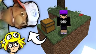 minecraft skyblock e só ficamo falando bestera [upl. by Wynn]