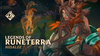 Legends of Runeterra Nidalee 🐅 Legends of Runeterra 🐅​​​ RuneForge—LoL Custom Skins [upl. by Esinaj]