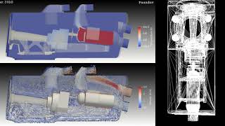 Wind turbine nacelle CFD simulation [upl. by Vitale]