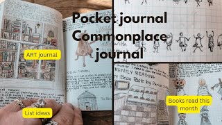 Pocket Journal for everything  Commonplace journal  Art ideas journal and help with art [upl. by Nahsrad549]