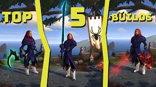 Top 5 Solo Builds  Albion online  solo PvP  Mists [upl. by Ytineres]