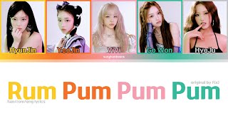 Rum Pum Pum Pum 첫 사랑니  Loossemble 루셈블 Color Coded Lyrics HANROMENG [upl. by Camille]