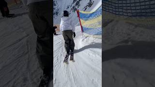 first try send skiing ski skiingtime winter flair trick youtubeshorts viralvideo [upl. by Kolk]