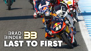 Brad Binders Crazy Moto3 Comeback From 35th To First in Jerez [upl. by Torey]