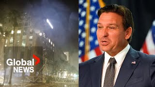 Hurricane Milton Florida Gov DeSantis says storms toll wasnt quotworst case scenarioquot [upl. by Knut]