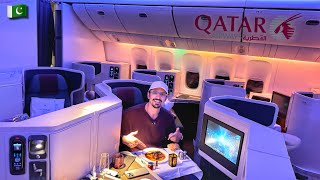 WORLDS BEST BUSINESS CLASS Review  Qatar Airways [upl. by Ogram]