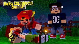 Minecraft EXE  ROPO INFECTS BEN 10 WITH THE EXE VIRUS [upl. by Aguste]