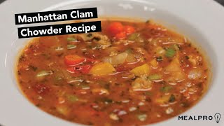 How to Make the Best Manhattan Clam Chowder Recipe  Red Clam Chowder Recipe  New York Clam Chowder [upl. by Parsons460]