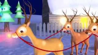 Rudolph The Red Nosed Reindeer  Popular English Christmas Carols For Kids [upl. by Kirtap]